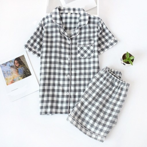 Rutig pyjamas för kvinnor P2705