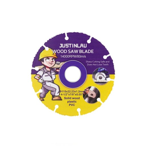 125mm Circular Saw Blade for Wood Plastic PVC Carbide Cutting Blade 22.23mm Hole Sharp Cutting Blade for Angle Grinders