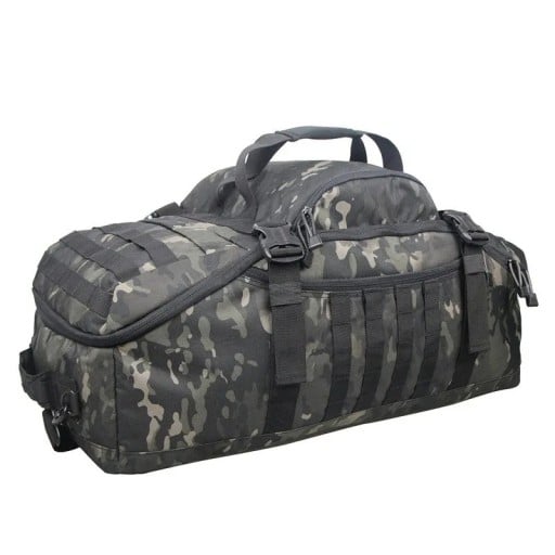 Sport- och reseväska 3-i-1 Ryggsäck och axelväska Med avdelare Volym 45 l 60 x 30 x 25 cm Nylon 600D För fitness och resor