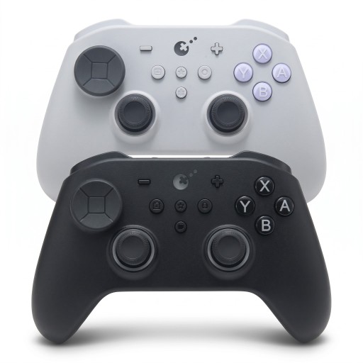 Trådlös spelkontroll för Nintendo Switch 1 och 2 med TMR joysticks med justerbar spänning och USB-mottagare för Windows, Android och iOS