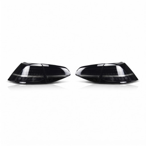 Bakljus med dynamiska blinkers, vänster och höger, ABS och PMMA, plug and play, rök svart, för Volkswagen Golf 7 och 7.5 2013–2020
