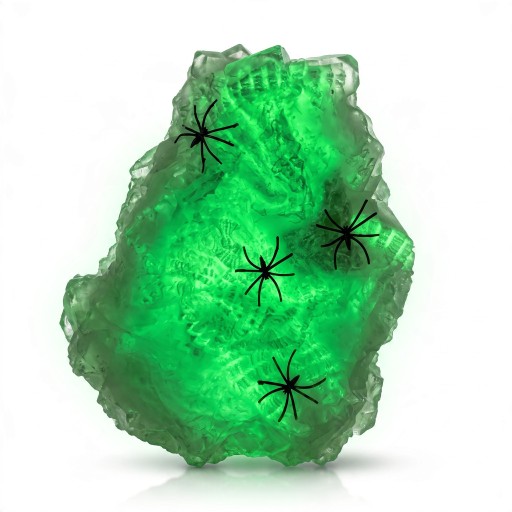 Halloweenskt spindelnät som lyser i mörkret 40 g Laddning med solljus Vitt med grönt sken Dekoration för Halloween inomhus och utomhus
