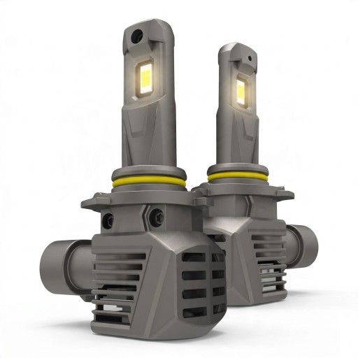 LED-lampor för strålkastare H8 H9 ultraljus CANbus 22000 lm 120 W aluminium med fläkt vitt ljus 6500K ersättning för halogen i bil 2 st
