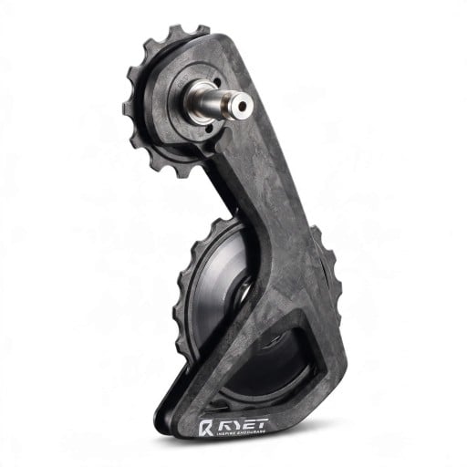 Överdimensionerade växlar RYET med disk Övre 13T och nedre 19T Keramiska lager Aluminium Svart För Ultegra R8000 och Dura-Ace