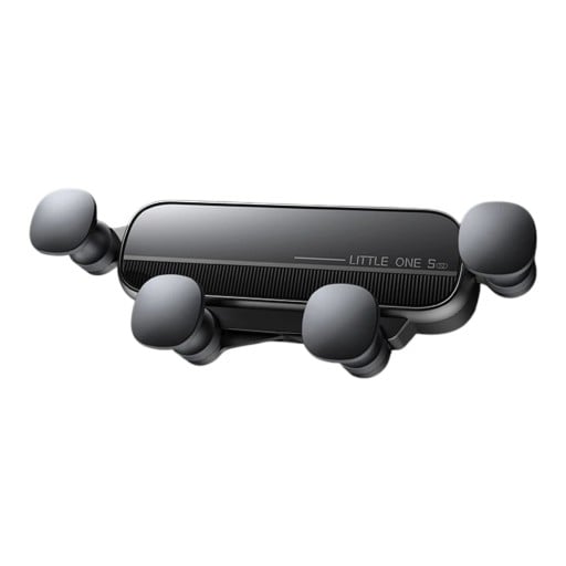 Gravity Phone Holder for Car Air Vent Universal for Smartphones Clip Made of Carbon Steel and Silicone