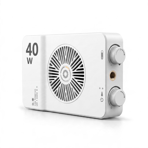 Přenosné mini LED světlo V-40 40 W 2500–8500 K 120 LED Baterie 2x 2200 mAh Nabíjení USB-C Bílé Pro video i selfie a produktové foto