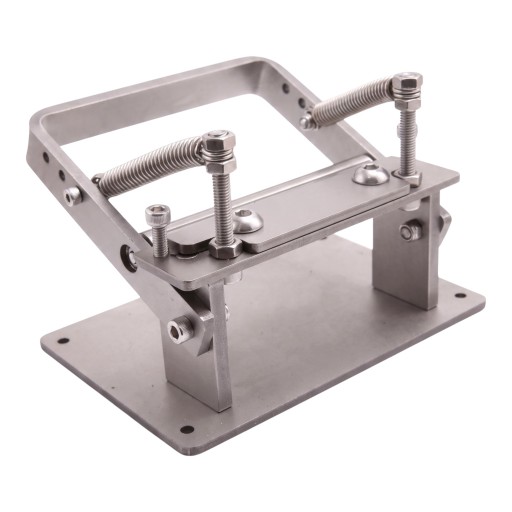 Presse à cuir manuelle Machine à amincir le cuir Épaisseur réglable 15 x 10 x 10 cm En acier inoxydable Argenté Bandes de plus de 0,9 mm