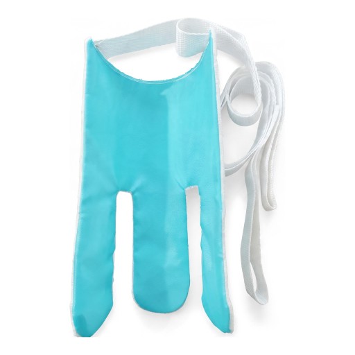 Enfileur de chaussettes avec trois doigts 22,5 x 12,5 cm Aide textile pour enfiler des chaussettes avec des sangles de traction Pour les seniors