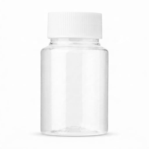 10 ks plastových lahviček 50 ml se šroubovacím víčkem Průhledné plnitelné PET lahvičky Na vzorky tablety tekutiny a kosmetiku