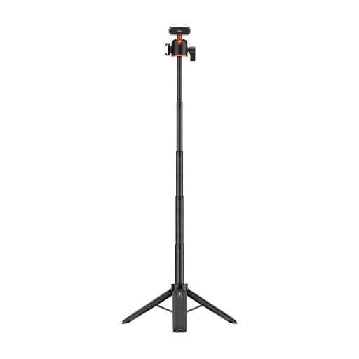 Magnetický mini stativ a selfie tyč VRIG pro DJI Osmo Action 5 Pro 4 3 Rychloupínací úchyt Kulová hlava 360° Hliník do 54 cm