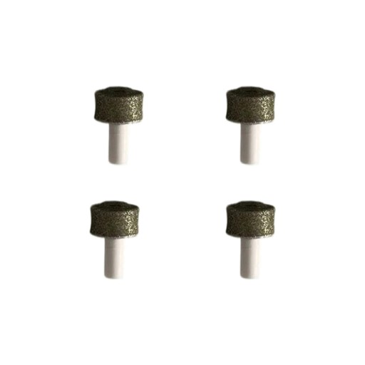 Replacement Diamond Grinding Heads 4 pcs for Electric Nail Grinder Durable Diamond Surface Accessories for Dogs and Cats