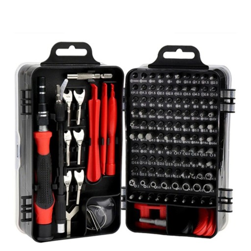 135 in 1 Tool Set for Mobile Phone and Electronics Repairs Precision Screwdrivers Opening Tools Suction Cup Pry Tools