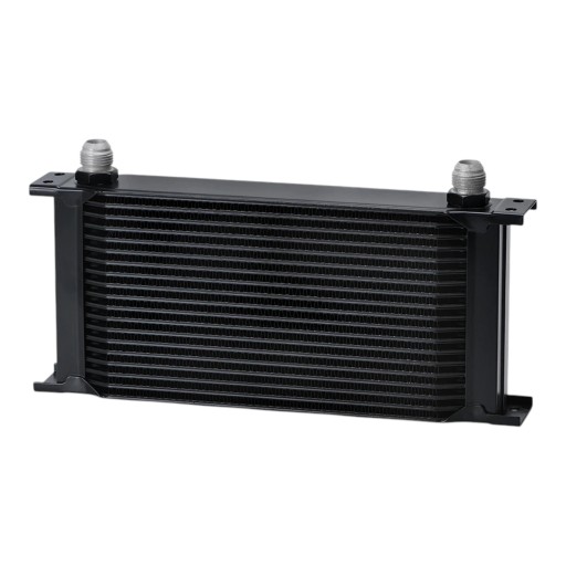Chladič motorového oleja AN10 19 rad 327 x 140 x 50,5 mm Hliníkový Britský typ Čierny Univerzálny Náhradný olejový chladič do auta