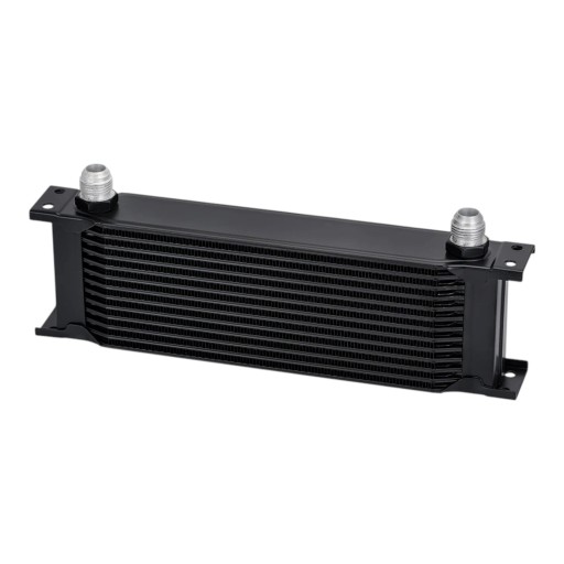 Chladič motorového oleja AN10 13 rad 327 x 94,5 x 50,5 mm Hliníkový Britský typ Čierny Univerzálny Náhradný olejový chladič do auta