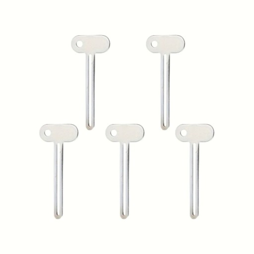 Fogkrém kinyomó 5 db Forgatható kulcsok a tubusok kiürítéséhez 7,9 x 3,4 cm Rozsdamentes acél Ezüst Krémekhez és kenőcsökhöz Fürdőszobába és műhelybe