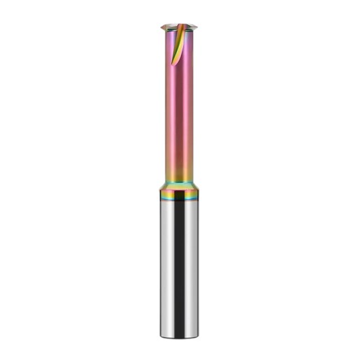 Herramienta con recubrimiento de arcoíris para fresado de rosca M20 x 2,5 mm Fresadora de un diente Vástago de 14 mm Carburo sinterizado Fresadoras