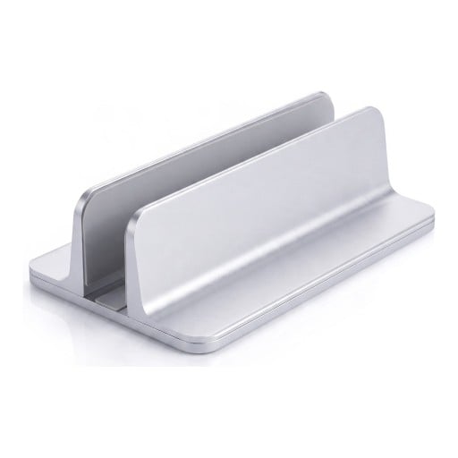 Vertikal stativ til bærbar computer 13 til 17 tommer Justerbar bredde 1,4 til 7,3 cm Aluminiumlegering Til pladsbesparelse