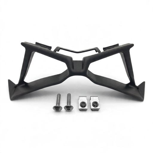 Etupainespoileri Yamaha MT-09 ja MT-09 SP 2017–2020 Leveys 376 mm ABS muovi 3 mm Musta Aerodynaaminen Urheilullinen Moottoripyörälle