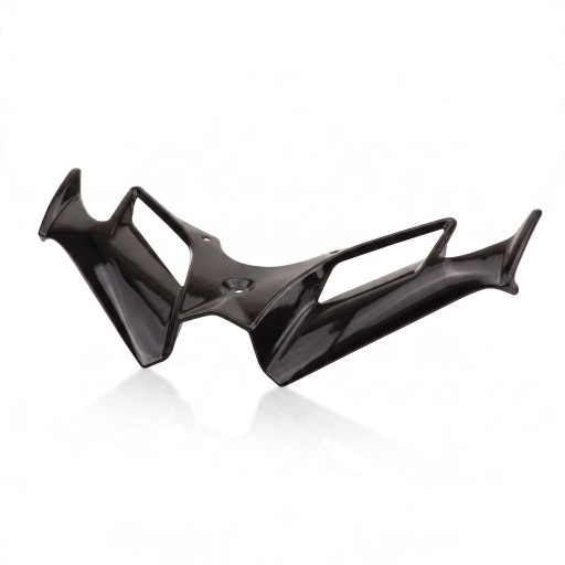 Aerodynamický predný spoiler Kawasaki Ninja 300 a Ninja 250 EX300 2013–2017 Šírka 42 cm ABS plast Čierny lesklý Univerzálny Na motocykel