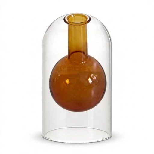 Glasflasche für ätherische Öle mit Diffusorstäbchen 130 ml 8,5 x 14 cm Runde Flasche in Verpackung Für das Wohnzimmer