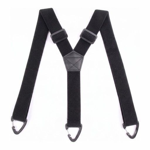Men's Y-Shape Braces with Three Plastic Clips Width 3.8 cm Length 120 cm Elastic Polyester For Work and Suit