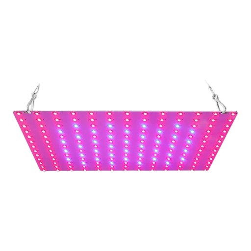LED Grow Panel for Plants 169 LEDs 25.2 x 25.2 cm Red and Blue Spectrum Aluminium Plate Hanging Kit for Seedlings and Vegetables
