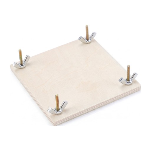 Lis na kvety a listy Drevený mini lis 10 x 10 cm So skrutkami a krídlovými maticami Na sušenie rastlín Herbár a kreatívne tvorenie