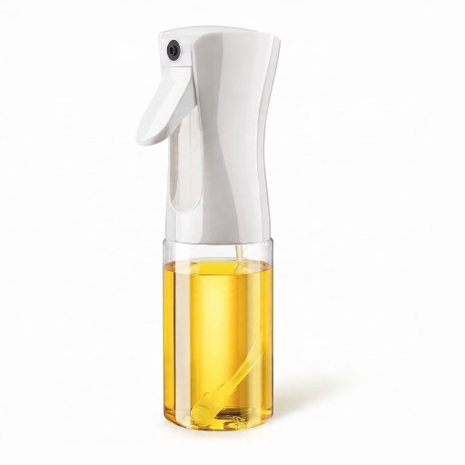 Vaporisateur d'huile 200 ml Bouteille en plastique avec vaporisation fine Spray pour huile d'olive et vinaigre Pour la cuisson, le grill