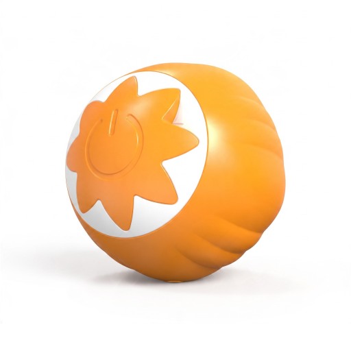 Smart Self-Propelling Ball for Cats 4.3 cm Interactive Electric Toy with Touch Activation USB-C Charging Orange for Indoor Play