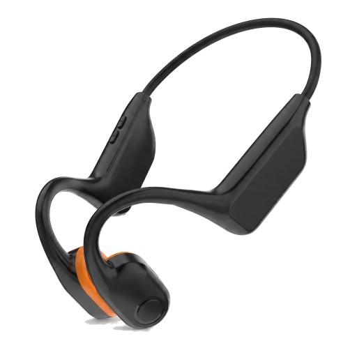 Bluetooth 6.0 Neckband Open Ear Sports Headphones with Microphone MP3 Player with microSD Card Slot and IP56 Resistance