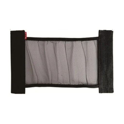 Síťová kapsa do kufru auta 20 x 35 cm Elastická úložná síťka se suchým zipem Nylon a textil Černá Držák na hasicí přístroj a drobnosti