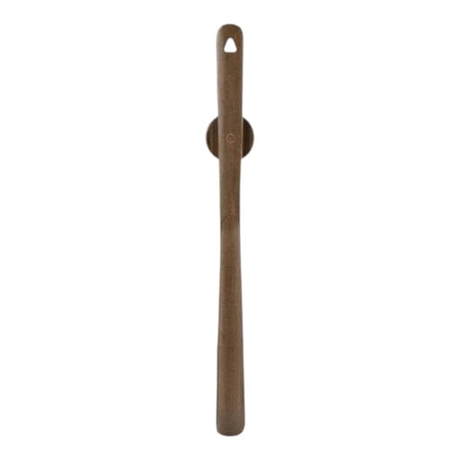 Wooden Shoehorn 50 cm with Magnetic Holder No Drilling Long Beech Wood Shoe Horn for Easy Dressing