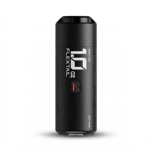 Mini Electric Pump Zero 2 7.5 x 2.6 cm 200 l/min with a Pressure of 3.5 kPa and a Replaceable 900 mAh Battery with 6 Attachments Black for Sleeping