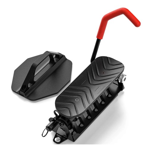 Wall-Mounted Bicycle Holder Rotating Vertical with Folding Hook and Rear Wheel Support Load Capacity 30 kg Steel Black For Garage and Cellar
