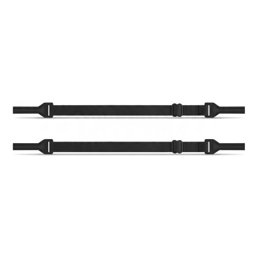 Sæt af 2 sportsbånd til briller mod tab Justerbare 21 til 32 cm Elastiske remme med silikoneender