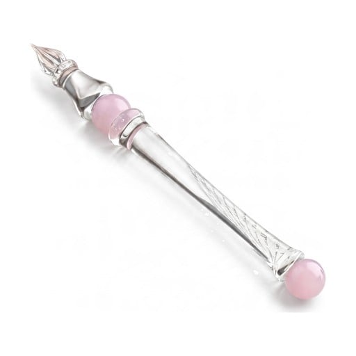Glas Dip Pen MAJOHN Lamp 16,3 cm Handgefertigtes Glas mit bunten Perlen In Geschenkbox Für Kalligrafie