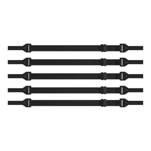 Sæt af 5 sportsbånd til briller mod tab Justerbare 21 til 32 cm Elastiske remme med silikoneender