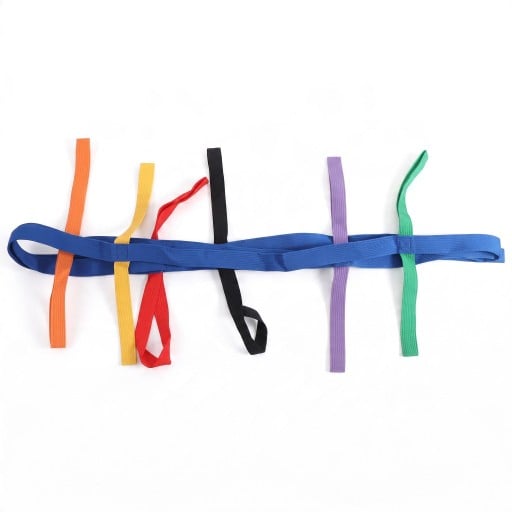 Führungsseil für Kinder mit 12 bunten Griffen 325 cm Nylon Sicherheitsseil für Kindergärten und Gruppen-Ausflüge Für 12 Kinder und 2 Erwachsene
