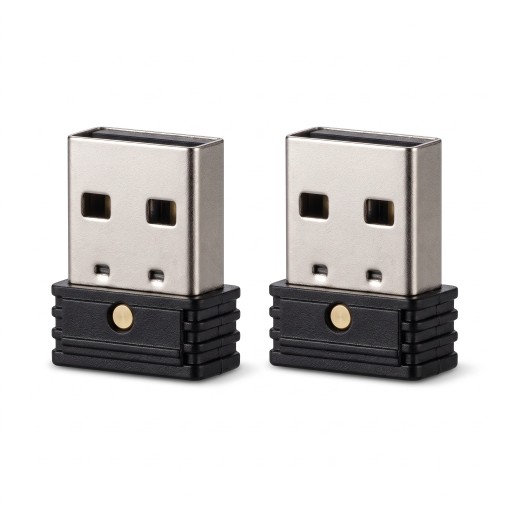 Mus bevægelsessimulator Mouse Jiggler 2 stk USB-A Mini 18,5 x 14 x 6 mm med knap og 3 tilstande Uden drivere Sort mod computersøvning