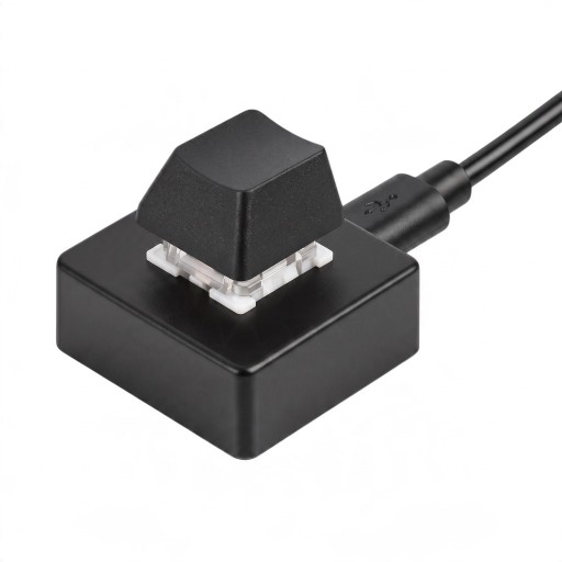 Mini makro klávesnica 1 klávesa Mechanický spínač OUTEMU Red Programovateľná Viacfarebné podsvietenie USB pre PC