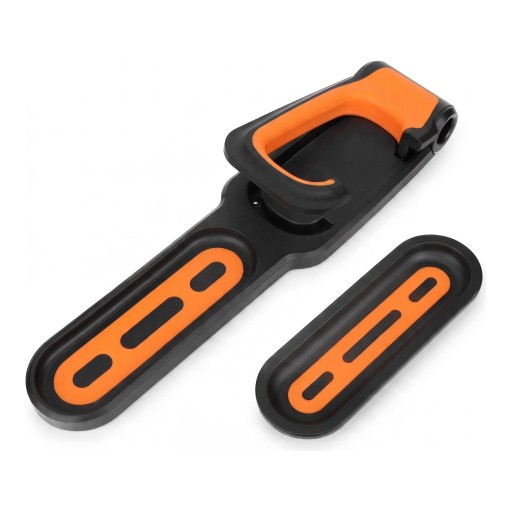 Wall Mount for Bike Vertical Folding Hook for Front Wheel with Rear Wheel Support 35 x 6.5 cm For Garage and Flat