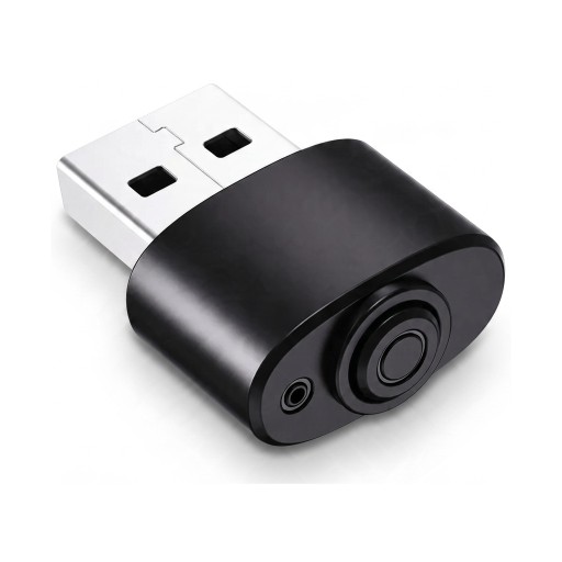 Musbevæger Simulátor Mouse Jiggler USB-A Mini med ON/OFF-knap og 3 tilstande Plast Sort Modvirker dvale og låsning af computer Uden drivere