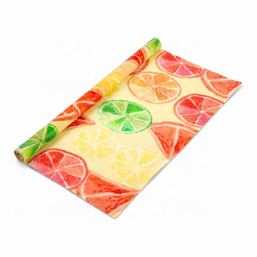 Essuie-tout en cire alimentaire en rouleau 2 pcs 30 x 100 cm Découpable sur mesure Cire d'abeille et coton Pour pain fromage fruits et plats
