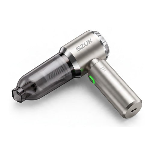Bezdrôtový ručný vysávač do auta 4v1 Bezkartáčový motor 100 W 6000 mAh HEPA filter USB-C Vysávanie, fúkanie a nafukovanie