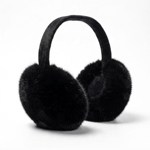 Klapas de Inverno em Pele Sintética Dobráveis 20 x 19 cm Pelúcia Macia de Poliéster Unissexo para Passeios de Inverno