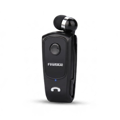 Bluetooth Headset Fineblue F920 Headset med Mikrofon Navíjec kabel og Klip Multipoint Handsfree til Telefonering