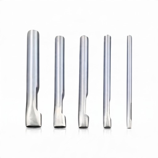 Ensemble de perforateurs ovales pour cuir 5 pièces Perforateurs pour trous allongés 1,5–9 mm Longueur 10 cm Acier inoxydable Argent Outils
