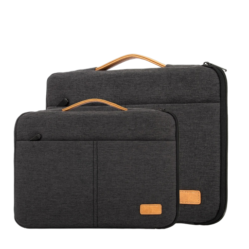 14 Zoll MacBook-Tasche mit Außentasche, 35 x 25 x 2,5 cm