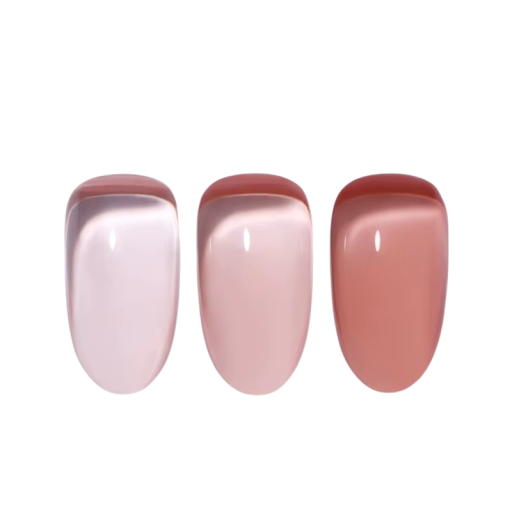 15 ml esmalte UV LED efecto Jelly Gel transparente de color Composición de secado rápido Duración de 40–45 días Ecológico para manicura