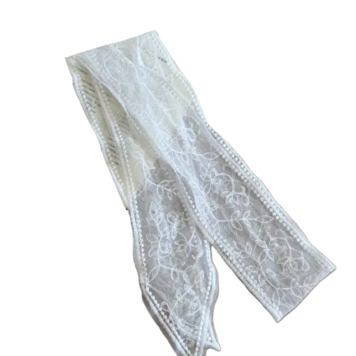 150 cm Spitzenblumen-Haarband Dünner Kopfband Sommerkopfbedeckung Elegante Damenmode Künstlerischer Stil